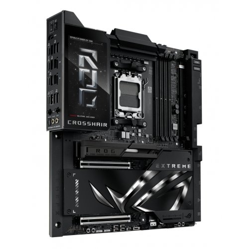 Купить Материнская плата Asus ROG CROSSHAIR X870E EXTREME (sAM5, AMD X870E) с проверкой совместимости: обзор, характеристики, цена в Киеве, Днепре, Одессе, Харькове, Украине | интернет-магазин TELEMART.UA фото