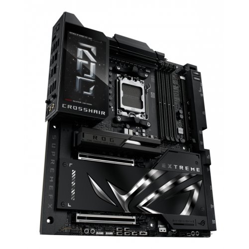 Купить Материнская плата Asus ROG CROSSHAIR X870E EXTREME (sAM5, AMD X870E) с проверкой совместимости: обзор, характеристики, цена в Киеве, Днепре, Одессе, Харькове, Украине | интернет-магазин TELEMART.UA фото