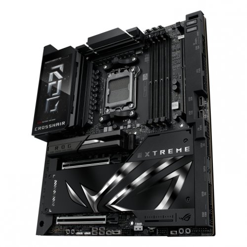 Купить Материнская плата Asus ROG CROSSHAIR X870E EXTREME (sAM5, AMD X870E) с проверкой совместимости: обзор, характеристики, цена в Киеве, Днепре, Одессе, Харькове, Украине | интернет-магазин TELEMART.UA фото