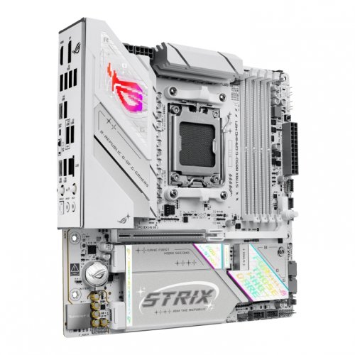 Купить Материнская плата Asus ROG STRIX B850-G GAMING WIFI (sAM5, AMD B850) с проверкой совместимости: обзор, характеристики, цена в Киеве, Днепре, Одессе, Харькове, Украине | интернет-магазин TELEMART.UA фото