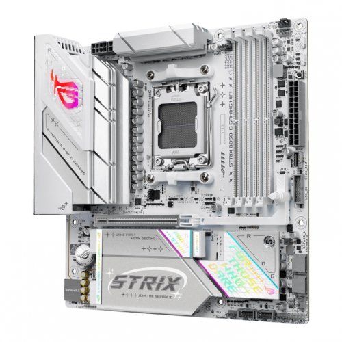 Купить Материнская плата Asus ROG STRIX B850-G GAMING WIFI (sAM5, AMD B850) с проверкой совместимости: обзор, характеристики, цена в Киеве, Днепре, Одессе, Харькове, Украине | интернет-магазин TELEMART.UA фото