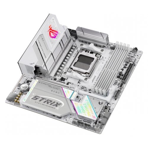 Купить Материнская плата Asus ROG STRIX B850-G GAMING WIFI (sAM5, AMD B850) с проверкой совместимости: обзор, характеристики, цена в Киеве, Днепре, Одессе, Харькове, Украине | интернет-магазин TELEMART.UA фото