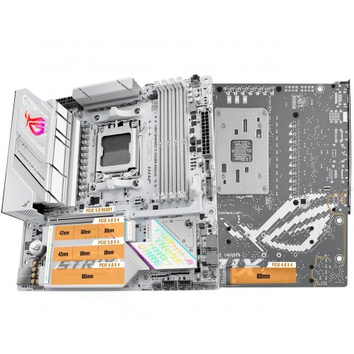 Купить Материнская плата Asus ROG STRIX B850-G GAMING WIFI (sAM5, AMD B850) с проверкой совместимости: обзор, характеристики, цена в Киеве, Днепре, Одессе, Харькове, Украине | интернет-магазин TELEMART.UA фото