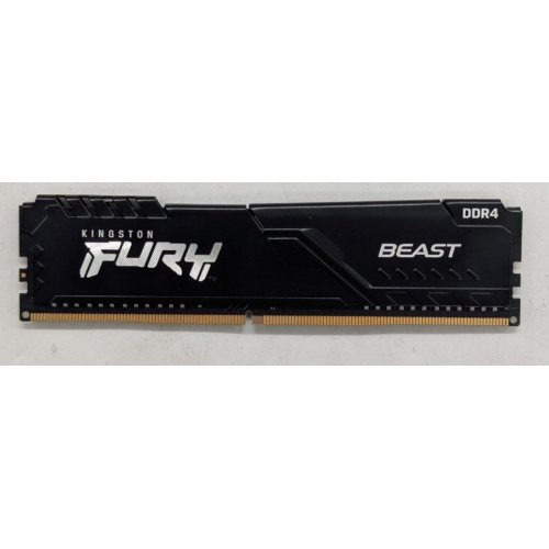 Озп Kingston DDR4 8GB 3200Mhz FURY Beast Black (KF432C16BB/8) (Відновлено продавцем, 765368) купити з перевіркою сумісності: огляд, характеристики, ціна у Києві, Львові, Вінниці, Хмельницькому, Івано-Франківську, Україні | інтернет-магазин TELEMART.UA фото