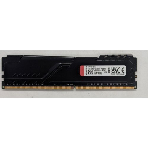 Озп Kingston DDR4 8GB 3200Mhz FURY Beast Black (KF432C16BB/8) (Відновлено продавцем, 765368) купити з перевіркою сумісності: огляд, характеристики, ціна у Києві, Львові, Вінниці, Хмельницькому, Івано-Франківську, Україні | інтернет-магазин TELEMART.UA фото
