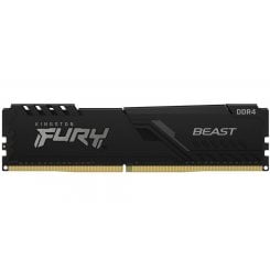 Озу Kingston DDR4 8GB 3200Mhz FURY Beast Black (KF432C16BB/8) (Восстановлено продавцом, 765375)