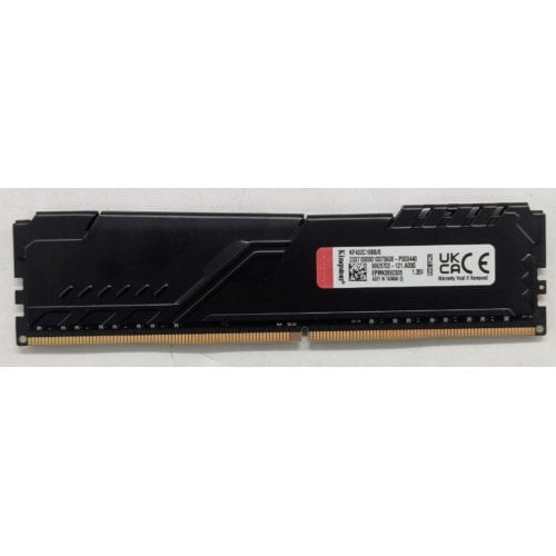 Озп Kingston DDR4 8GB 3200Mhz FURY Beast Black (KF432C16BB/8) (Відновлено продавцем, 765375) купити з перевіркою сумісності: огляд, характеристики, ціна у Києві, Львові, Вінниці, Хмельницькому, Івано-Франківську, Україні | інтернет-магазин TELEMART.UA фото