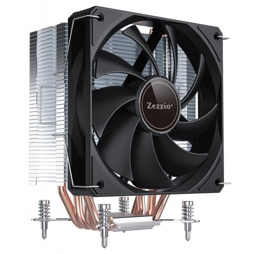 Уцінка кулер Zezzio ZH-C400 V2 Black (Сліди використання, 765380) купити з перевіркою сумісності: огляд, характеристики, ціна у Києві, Львові, Вінниці, Хмельницькому, Івано-Франківську, Україні | інтернет-магазин TELEMART.UA фото