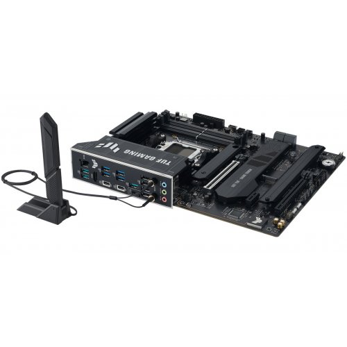 Материнська плата Asus TUF GAMING X870E-PLUS WIFI7 (sAM5, AMD X870) купити з перевіркою сумісності: огляд, характеристики, ціна у Києві, Львові, Вінниці, Хмельницькому, Івано-Франківську, Україні | інтернет-магазин TELEMART.UA фото