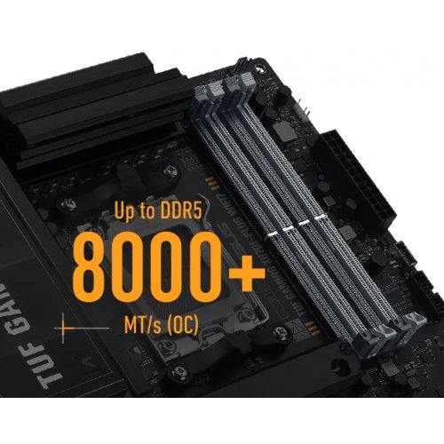 Материнська плата Asus TUF GAMING X870E-PLUS WIFI7 (sAM5, AMD X870) купити з перевіркою сумісності: огляд, характеристики, ціна у Києві, Львові, Вінниці, Хмельницькому, Івано-Франківську, Україні | інтернет-магазин TELEMART.UA фото