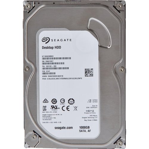 Жорсткий диск Seagate Barracuda 7200.14 1TB 64MB 7200RPM 3.5" (ST1000DM003) (Відновлено продавцем, 765550) купити з перевіркою сумісності: огляд, характеристики, ціна у Києві, Львові, Вінниці, Хмельницькому, Івано-Франківську, Україні | інтернет-магазин TELEMART.UA фото
