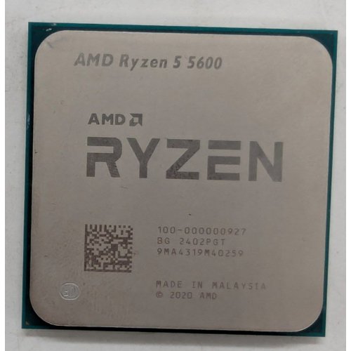 Процесор AMD Ryzen 5 5600 3.5(4.4)GHz 32MB sAM4 Tray (100-000000927) (Відновлено продавцем, 765624) купити з перевіркою сумісності: огляд, характеристики, ціна у Києві, Львові, Вінниці, Хмельницькому, Івано-Франківську, Україні | інтернет-магазин TELEMART.UA фото