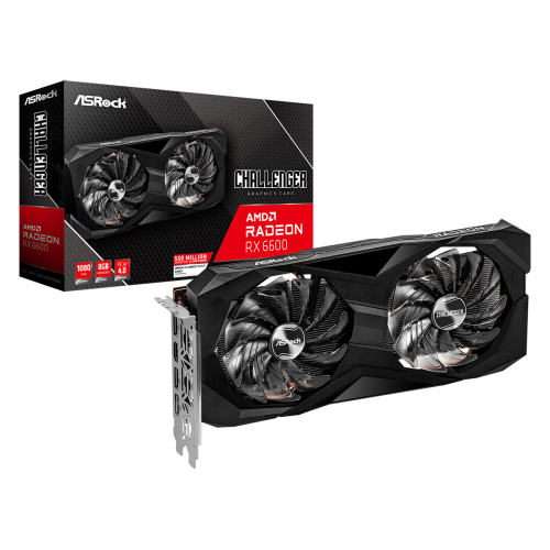 Купить Видеокарта AsRock Radeon RX 6600 Challenger D 8192MB (RX6600 CLD 8G) (Восстановлено продавцом, 765752) с проверкой совместимости: обзор, характеристики, цена в Киеве, Днепре, Одессе, Харькове, Украине | интернет-магазин TELEMART.UA фото