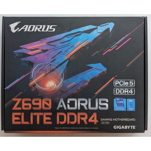 Купить Материнская плата Gigabyte Z690 AORUS ELITE DDR4 (s1700, Intel Z690) (Восстановлено продавцом, 765778) с проверкой совместимости: обзор, характеристики, цена в Киеве, Днепре, Одессе, Харькове, Украине | интернет-магазин TELEMART.UA фото
