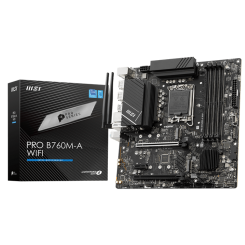 Материнська плата MSI PRO B760M-A WIFI (s1700, Intel B760) (Відновлено продавцем, 765780)
