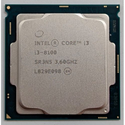 Купить Процессор Intel Core i3-8100 3.6GHz 6MB s1151 Tray (CM8068403377308) (Восстановлено продавцом, 765856) с проверкой совместимости: обзор, характеристики, цена в Киеве, Днепре, Одессе, Харькове, Украине | интернет-магазин TELEMART.UA фото