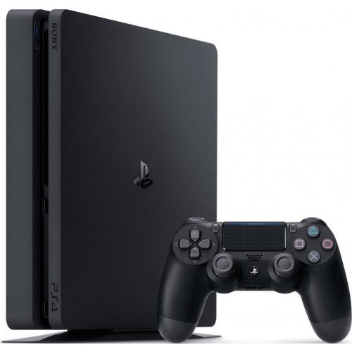 Продать Sony PlayStation 4 Slim (PS4 Slim) 1Tb (FIFA 18/ PS+14Day) Black по Trade-In интернет-магазине Телемарт - Киев, Днепр, Украина фото