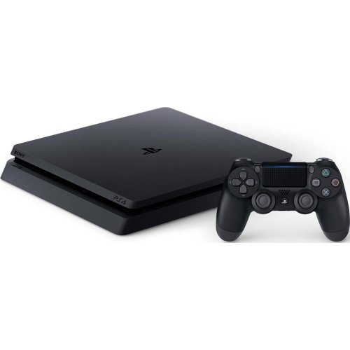 Продать Sony PlayStation 4 Slim (PS4 Slim) 1Tb (FIFA 18/ PS+14Day) Black по Trade-In интернет-магазине Телемарт - Киев, Днепр, Украина фото
