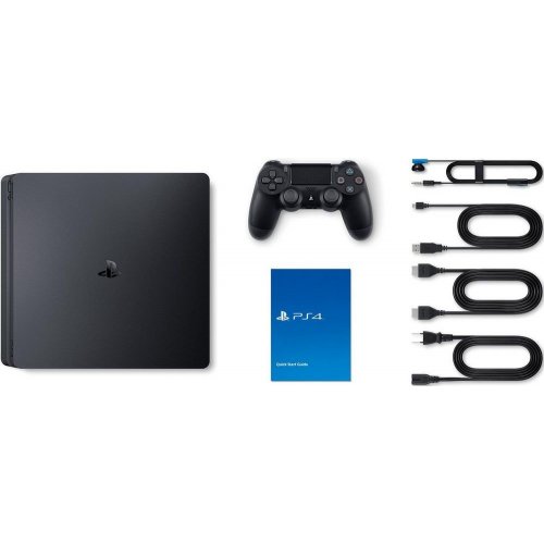 Продать Sony PlayStation 4 Slim (PS4 Slim) 1Tb (FIFA 18/ PS+14Day) Black по Trade-In интернет-магазине Телемарт - Киев, Днепр, Украина фото