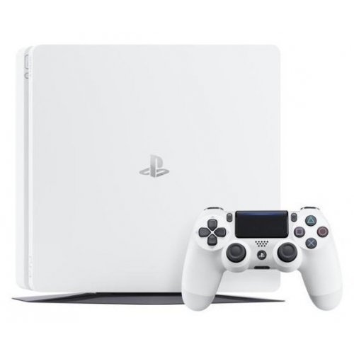 Купить Sony PlayStation 4 Slim (PS4 Slim) 500GB White - цена в Харькове, Киеве, Днепре, Одессе
в интернет-магазине Telemart фото