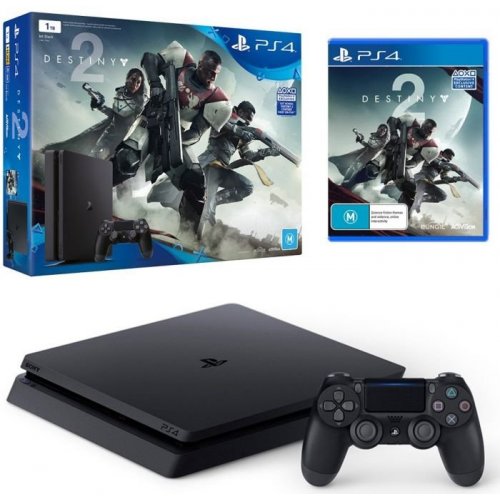 Продати Sony PlayStation 4 Slim (PS4 Slim) 1TB + Destiny 2 Black за Trade-In у інтернет-магазині Телемарт - Київ, Дніпро, Україна фото