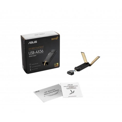 Купить Уценка wi-fi адаптер Asus USB-AX56 (90IG06H0-MO0R10) (Витринный образец, 766103) - цена в Харькове, Киеве, Днепре, Одессе
в интернет-магазине Telemart фото