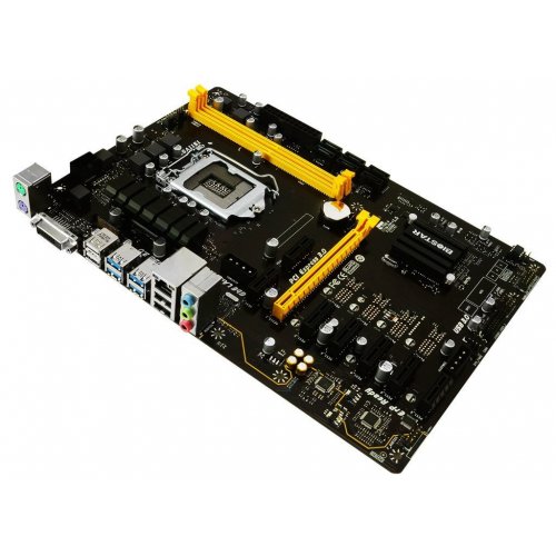 Материнська плата Biostar TB250-BTC+ (s1151, Intel B250) (Відновлено продавцем, 766112) купити з перевіркою сумісності: огляд, характеристики, ціна у Києві, Львові, Вінниці, Хмельницькому, Івано-Франківську, Україні | інтернет-магазин TELEMART.UA фото