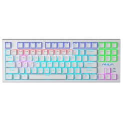Клавиатура AULA F3032 KRGD Red USB (6948391204680) White