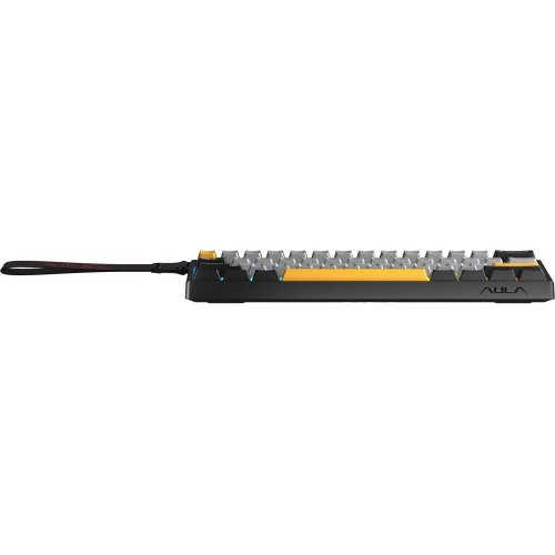 Купити Клавіатура AULA WIN60 HE Max Magnetic Switch (6978080504036) Black/Grey/Yellow - ціна в Києві, Львові, Вінниці, Хмельницькому, Франківську, Україні | інтернет-магазин TELEMART.UA фото