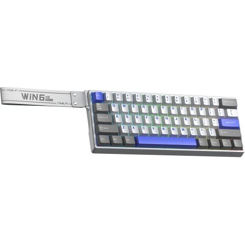 Купити Клавіатура AULA WIN68 HE Max Magnetic Switch (6978080504081) Grey/White/Purple - ціна в Києві, Львові, Вінниці, Хмельницькому, Франківську, Україні | інтернет-магазин TELEMART.UA фото