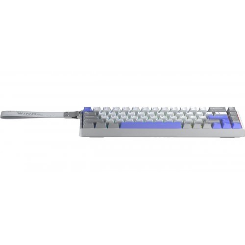 Фото Клавіатура AULA WIN68 HE Max Magnetic Switch (6978080504081) Grey/White/Purple