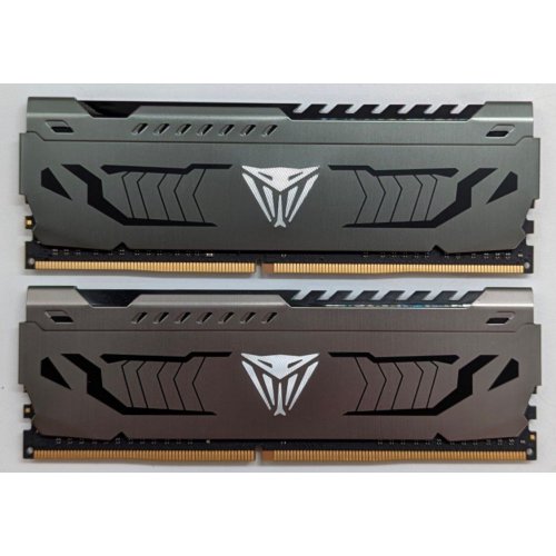 Озп Patriot DDR4 16GB (2x8GB) 3600Mhz Viper Steel (PVS416G360C7K) (Відновлено продавцем, 766161) купити з перевіркою сумісності: огляд, характеристики, ціна у Києві, Львові, Вінниці, Хмельницькому, Івано-Франківську, Україні | інтернет-магазин TELEMART.UA фото