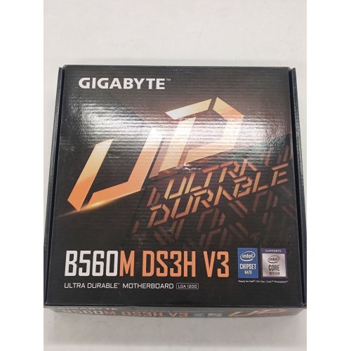 Купить Материнская плата Gigabyte B560M DS3H V3 (s1200, Intel H470) (Восстановлено продавцом, 766163) с проверкой совместимости: обзор, характеристики, цена в Киеве, Днепре, Одессе, Харькове, Украине | интернет-магазин TELEMART.UA фото