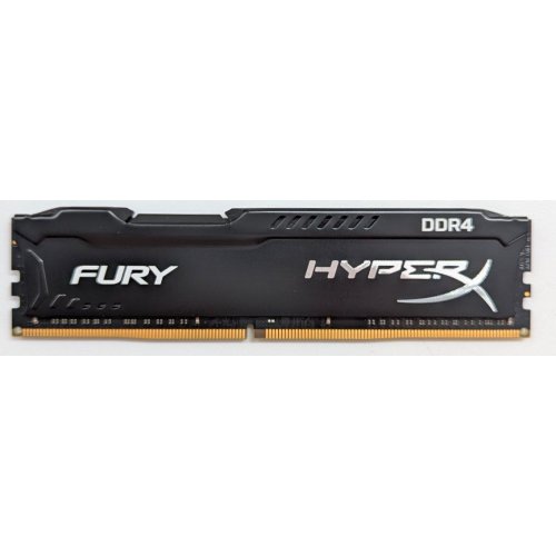 Купить Озу Kingston DDR4 8GB 2666MHz HyperX FURY Black (HX426C15FB/8) (Восстановлено продавцом, 766166) с проверкой совместимости: обзор, характеристики, цена в Киеве, Днепре, Одессе, Харькове, Украине | интернет-магазин TELEMART.UA фото