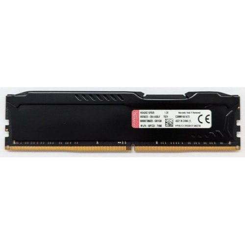 Купить Озу Kingston DDR4 8GB 2666MHz HyperX FURY Black (HX426C15FB/8) (Восстановлено продавцом, 766166) с проверкой совместимости: обзор, характеристики, цена в Киеве, Днепре, Одессе, Харькове, Украине | интернет-магазин TELEMART.UA фото