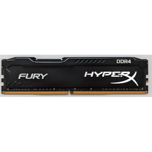 Озп HyperX DDR4 16GB 2666Mhz Fury Black (HX426C16FB/16) (Відновлено продавцем, 766179) купити з перевіркою сумісності: огляд, характеристики, ціна у Києві, Львові, Вінниці, Хмельницькому, Івано-Франківську, Україні | інтернет-магазин TELEMART.UA фото