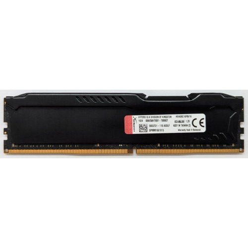 Озп HyperX DDR4 16GB 2666Mhz Fury Black (HX426C16FB/16) (Відновлено продавцем, 766179) купити з перевіркою сумісності: огляд, характеристики, ціна у Києві, Львові, Вінниці, Хмельницькому, Івано-Франківську, Україні | інтернет-магазин TELEMART.UA фото