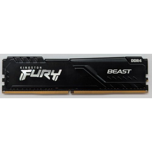 Купить Озу Kingston DDR4 8GB 3200Mhz FURY Beast Black (KF432C16BB/8) (Восстановлено продавцом, 766184) с проверкой совместимости: обзор, характеристики, цена в Киеве, Днепре, Одессе, Харькове, Украине | интернет-магазин TELEMART.UA фото