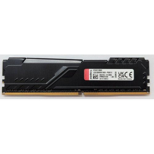 Купить Озу Kingston DDR4 8GB 3200Mhz FURY Beast Black (KF432C16BB/8) (Восстановлено продавцом, 766184) с проверкой совместимости: обзор, характеристики, цена в Киеве, Днепре, Одессе, Харькове, Украине | интернет-магазин TELEMART.UA фото
