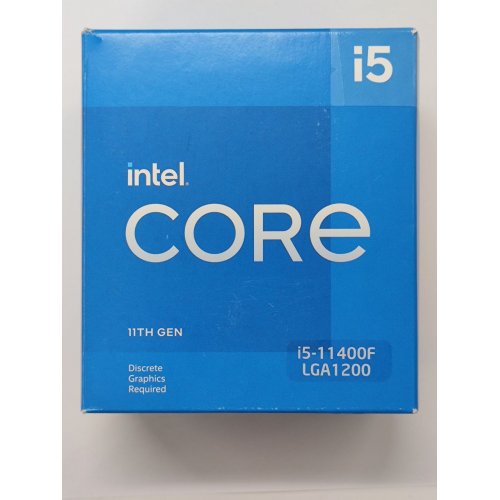 Процесор Intel Core i5-11400F 2.6(4.4)Hz 12MB s1200 Box (BX8070811400F) (Відновлено продавцем, 766197) купити з перевіркою сумісності: огляд, характеристики, ціна у Києві, Львові, Вінниці, Хмельницькому, Івано-Франківську, Україні | інтернет-магазин TELEMART.UA фото