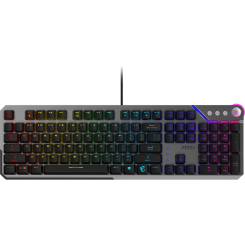 Клавиатура MSI STRIKE 600 Kailh Midnight Pro Silent Tactile Switches Black