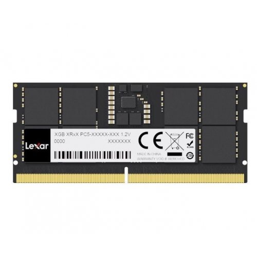 ОЗП Lexar SODIMM DDR5 32GB 5600Mhz (LD5S32G56C46ST-BGS) купити з перевіркою сумісності: огляд, характеристики, ціна у Києві, Львові, Вінниці, Хмельницькому, Івано-Франківську, Україні | інтернет-магазин TELEMART.UA фото