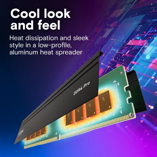 ОЗП Crucial DDR4 16GB 3200Mhz Pro (CP16G4DFRA32A) купити з перевіркою сумісності: огляд, характеристики, ціна у Києві, Львові, Вінниці, Хмельницькому, Івано-Франківську, Україні | інтернет-магазин TELEMART.UA фото