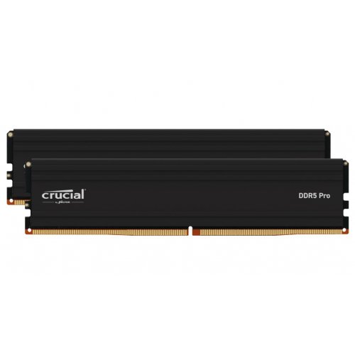 Купить ОЗУ Crucial DDR5 96GB (2x48GB) 5600Mhz Pro (CP2K48G56C46U5) с проверкой совместимости: обзор, характеристики, цена в Киеве, Днепре, Одессе, Харькове, Украине | интернет-магазин TELEMART.UA фото