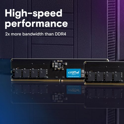 Купить ОЗУ Crucial DDR5 64GB 5600Mhz (CT64G56C46U5) с проверкой совместимости: обзор, характеристики, цена в Киеве, Днепре, Одессе, Харькове, Украине | интернет-магазин TELEMART.UA фото