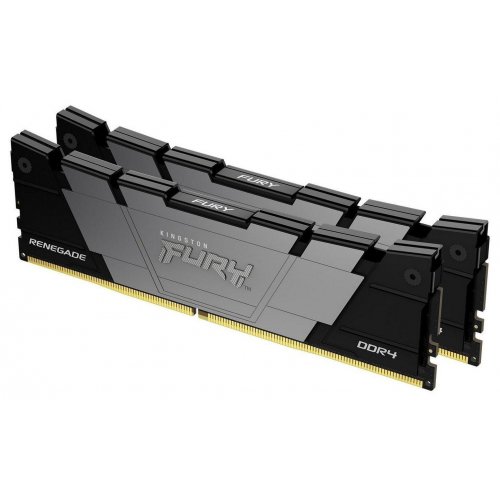 Купить ОЗУ Kingston DDR4 16GB (2x8GB) 4266Mhz FURY Renegade Black (KF442C19RB2K2/16) с проверкой совместимости: обзор, характеристики, цена в Киеве, Днепре, Одессе, Харькове, Украине | интернет-магазин TELEMART.UA фото