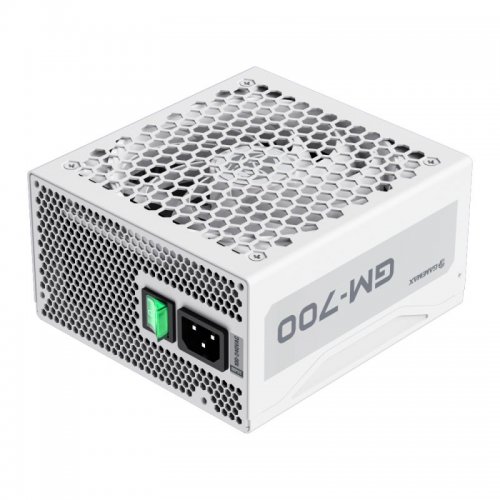 Блок живлення GAMEMAX GM-700 Modular 700W White купити з перевіркою сумісності: огляд, характеристики, ціна у Києві, Львові, Вінниці, Хмельницькому, Івано-Франківську, Україні | інтернет-магазин TELEMART.UA фото