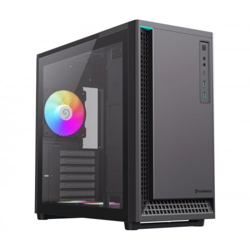Корпус GAMEMAX P30 Tempered Glass без БЖ Black купити з перевіркою сумісності: огляд, характеристики, ціна у Києві, Львові, Вінниці, Хмельницькому, Івано-Франківську, Україні | інтернет-магазин TELEMART.UA фото