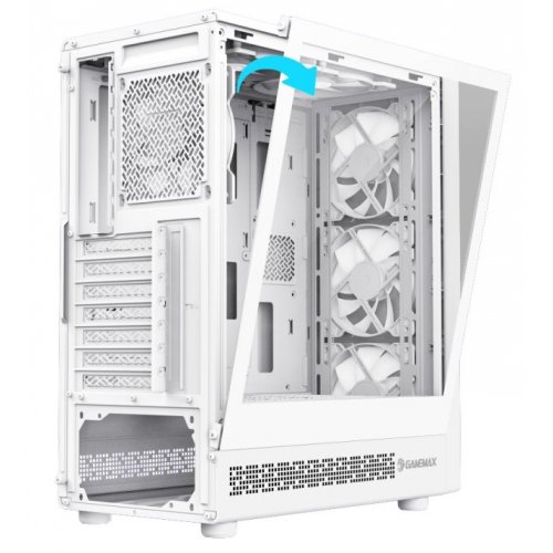 Корпус GAMEMAX Storm 2 A Tempered Glass без БЖ White купити з перевіркою сумісності: огляд, характеристики, ціна у Києві, Львові, Вінниці, Хмельницькому, Івано-Франківську, Україні | інтернет-магазин TELEMART.UA фото