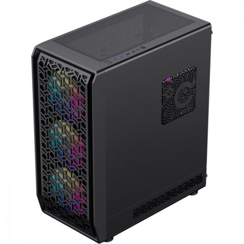Корпус GAMEMAX Forge COC Tempered Glass без БЖ Black купити з перевіркою сумісності: огляд, характеристики, ціна у Києві, Львові, Вінниці, Хмельницькому, Івано-Франківську, Україні | інтернет-магазин TELEMART.UA фото